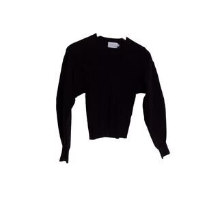 Tanya Taylor sweater Nailah pullover ribbed black long sleeve size XS NWT